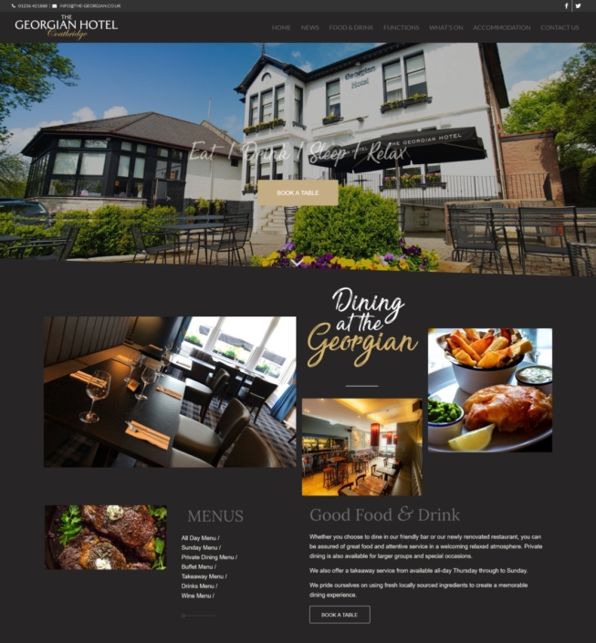 Georgian Hotel Website