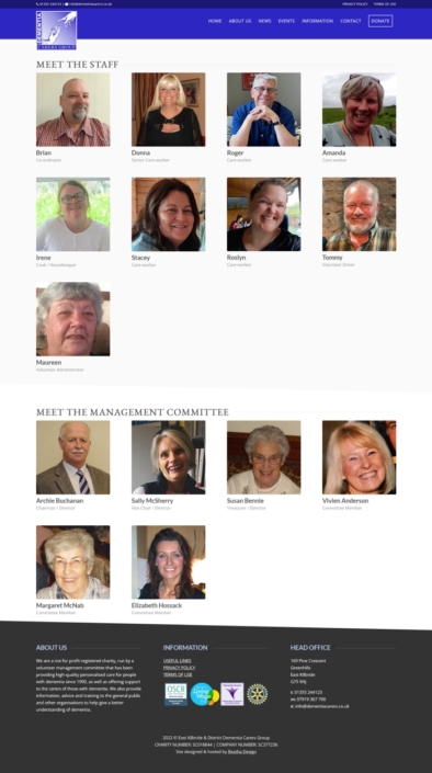 East Kilbride Dementia Carers Website